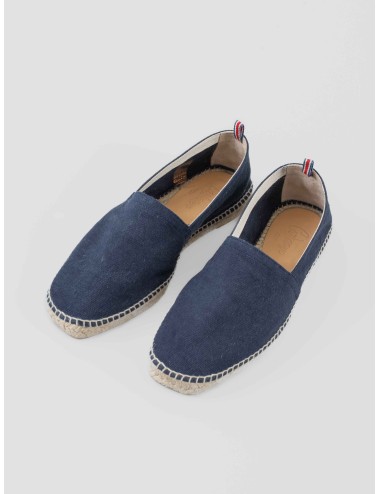 alpargata plana mujer castaner azul oxford algodón orgánico - MARFRANC
