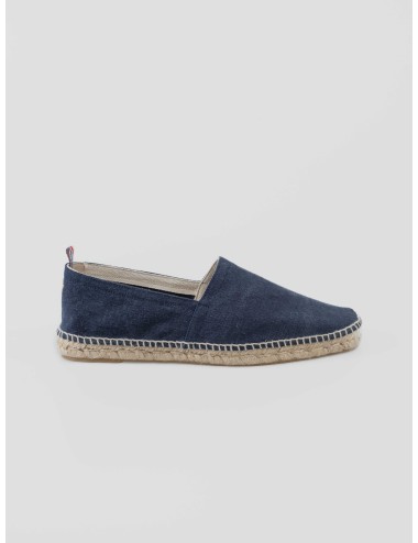 alpargata plana mujer castaner azul oxford algodón orgánico - MARFRANC