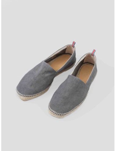 alpargata plana mujer castaner charcoal algodón orgánico - MARFRANC