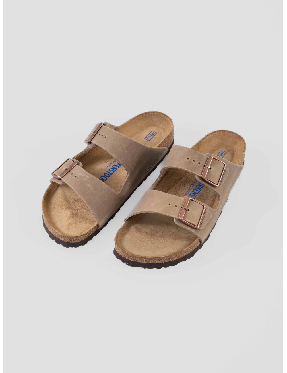 Sandalia Arizona Soft BIRKENSTOCK tabacco brown hombre cuero plantilla blanda - MARFRANC Sandalia Arizona Soft BIRKENSTOCK tabacco brown hombre cuero plantilla blanda - MARFRANC