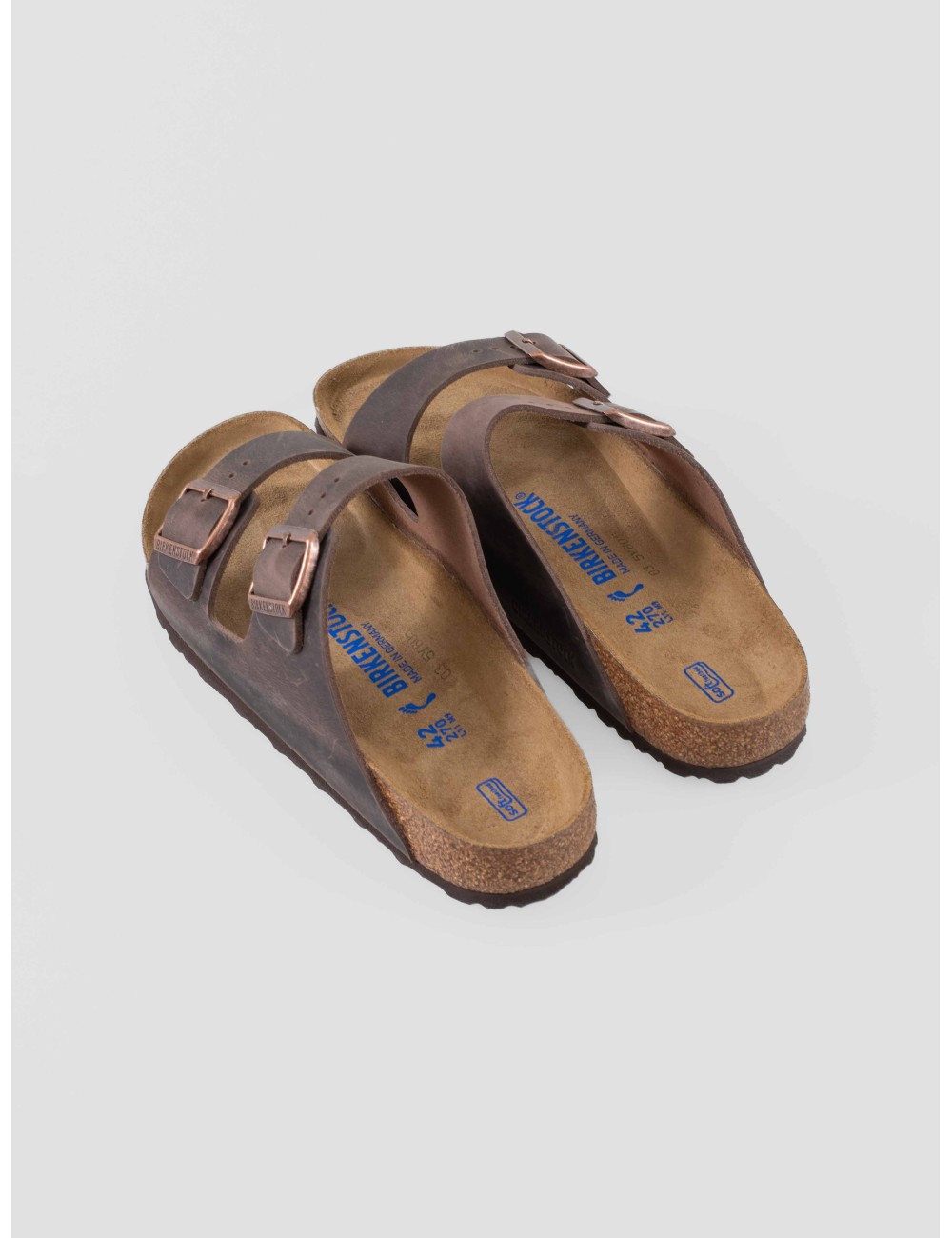Sandalias Birkenstock Arizona Soft Footbed cuero Habana para hombre con plantilla anatómica y suela EVA - MARFRANC Sandalias Birkenstock Arizona Soft Footbed cuero Habana para hombre con plantilla anatómica y suela EVA - MARFRANC
