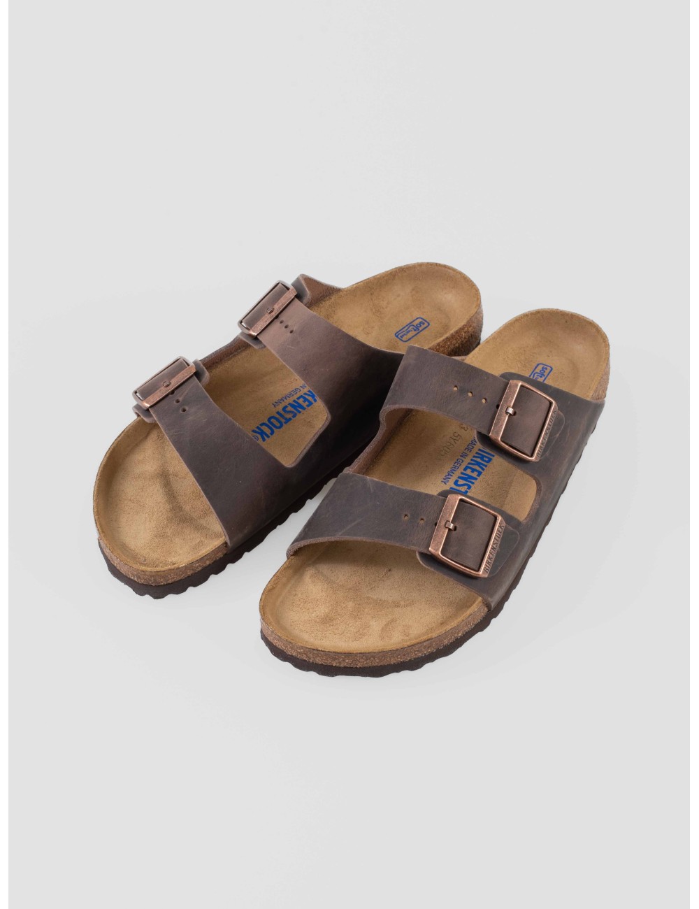 Sandalias Birkenstock Arizona Soft Footbed cuero Habana para hombre con plantilla anatómica y suela EVA - MARFRANC Sandalias Birkenstock Arizona Soft Footbed cuero Habana para hombre con plantilla anatómica y suela EVA - MARFRANC