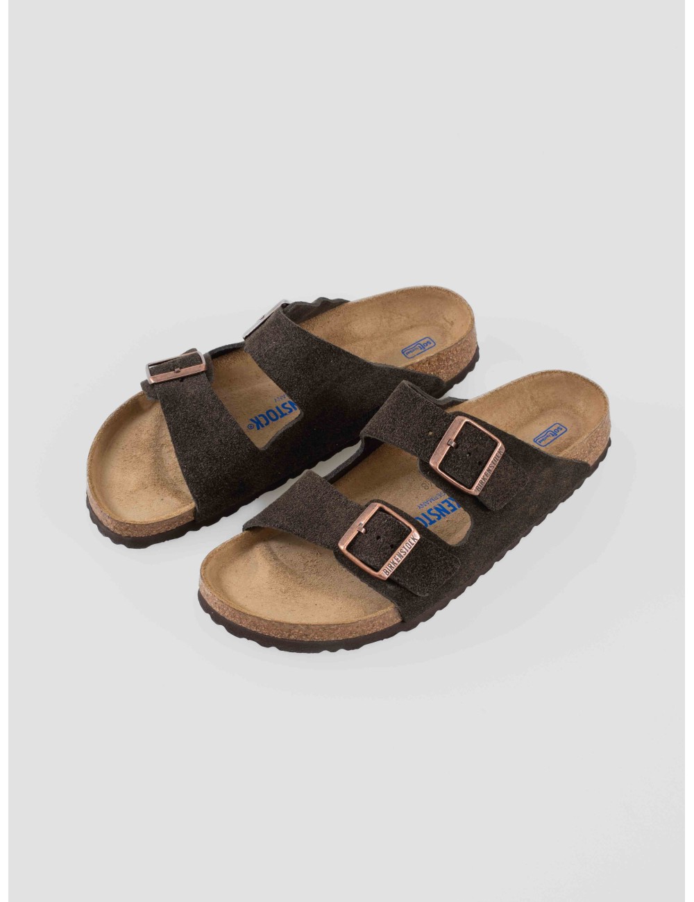 Sandalias Birkenstock Arizona Soft Footbed cuero Mocha para hombre con plantilla anatómica y suela EVA - MARFRANC Sandalias Birkenstock Arizona Soft Footbed cuero Mocha para hombre con plantilla anatómica y suela EVA - MARFRANC