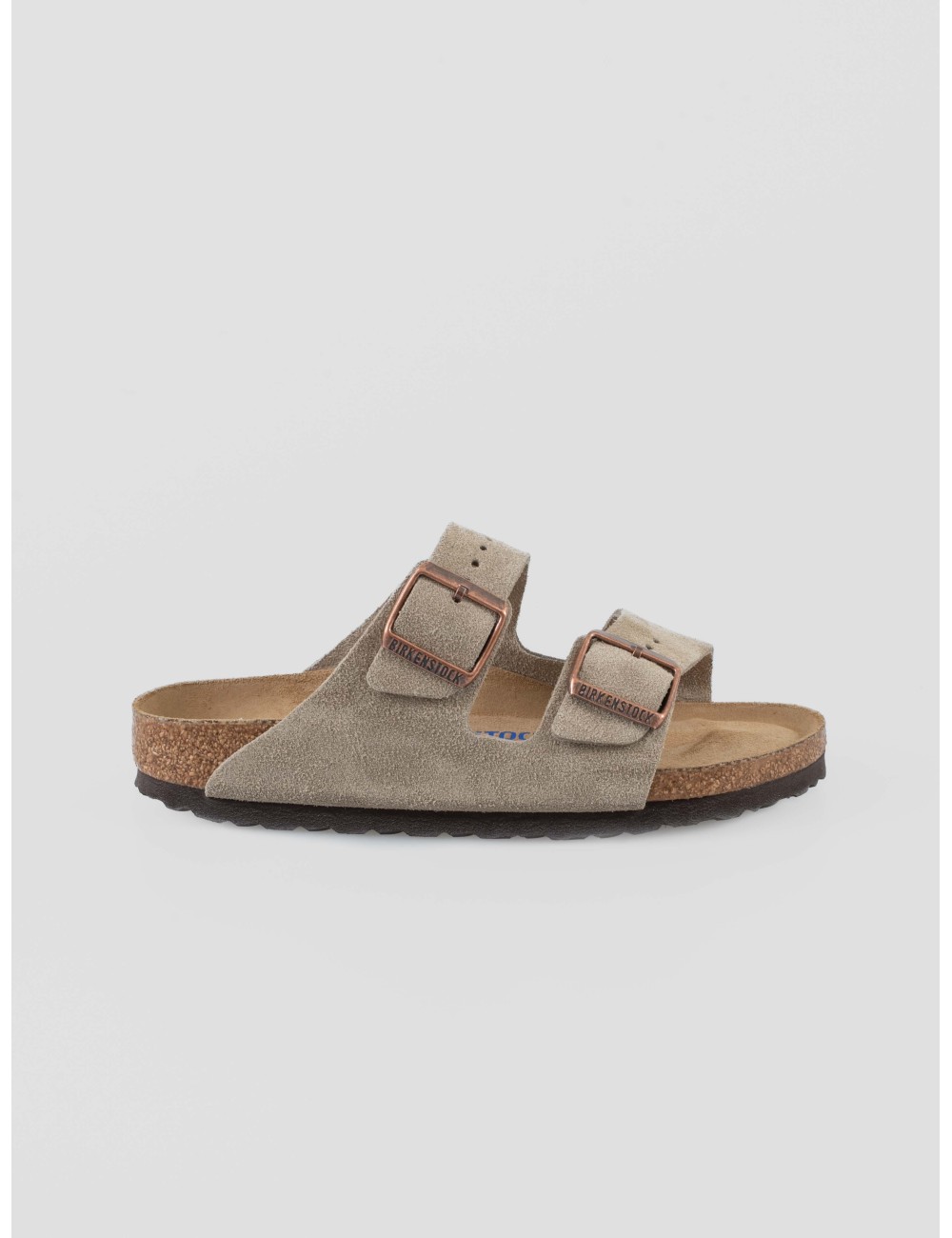 Sandalias Birkenstock Arizona Soft Footbed ante taupe hombre confort casual - MARFRANC Sandalias Birkenstock Arizona Soft Footbed ante taupe hombre confort casual - MARFRANC