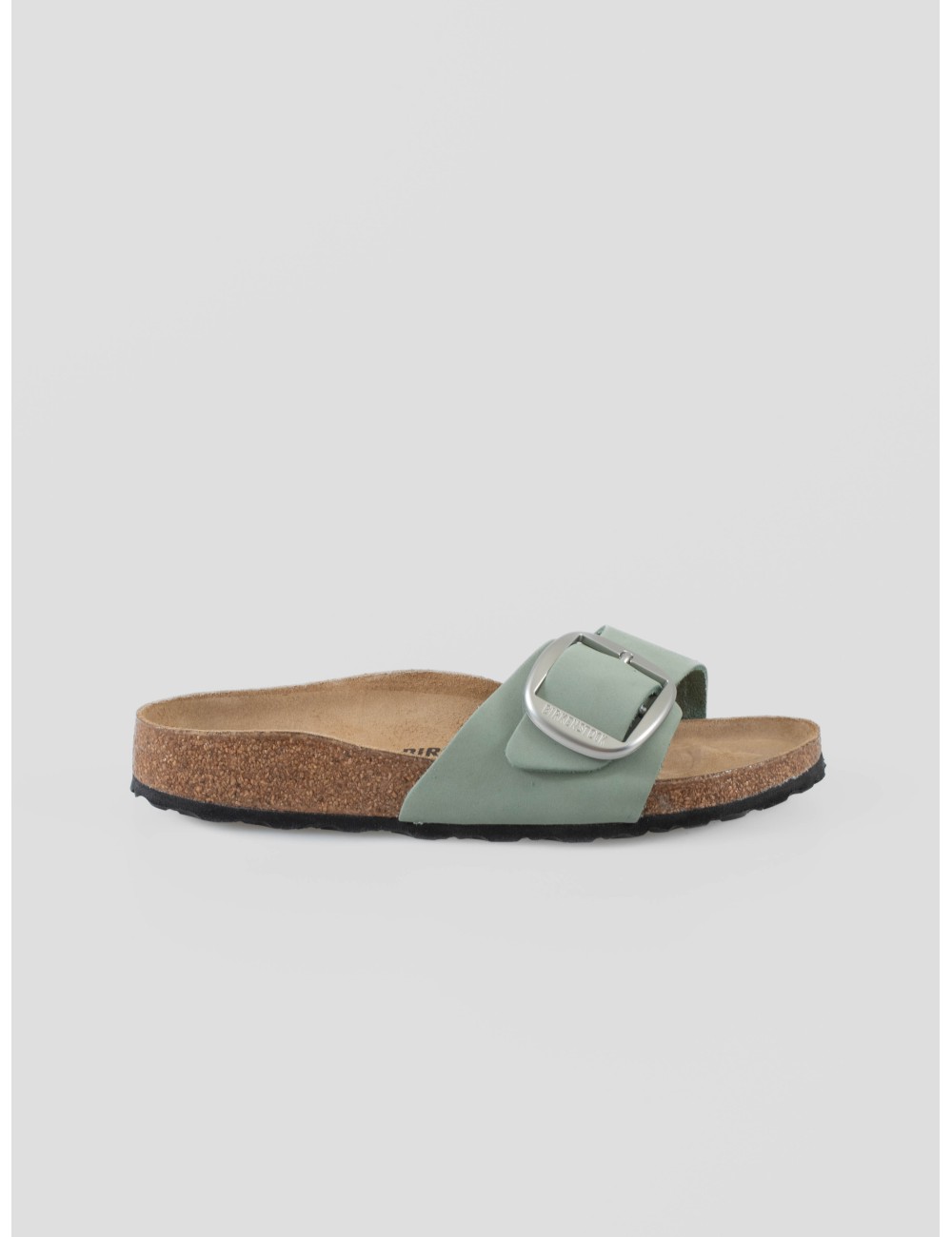 Sandalias Madrid Big Birkenstock en cuero Pure Sage con hebillas metálicas - Colección premium - MARFRANC Sandalias Madrid Big Birkenstock en cuero Pure Sage con hebillas metálicas - Colección premium - MARFRANC