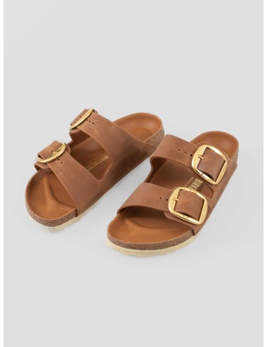 sandalias cognac Birkenstock Arizona Big mujer cuero - MARFRANC