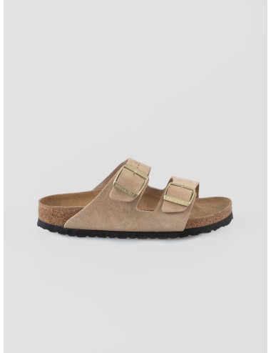 Sandalias Birkenstock Arizona Suede Sandcastle mujer piel ante - MARFRANC