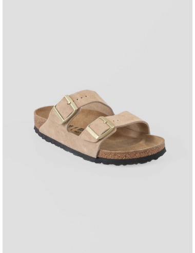 Sandalias Birkenstock Arizona Suede Sandcastle mujer piel ante - MARFRANC