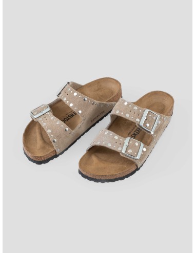 Sandalia Birkenstock Arizona taupe mujer piel MARFRANC