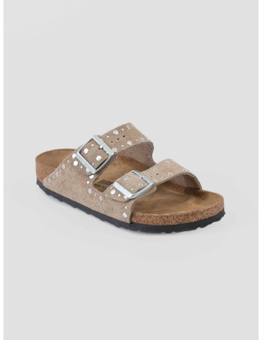 Sandalia Birkenstock Arizona taupe mujer piel MARFRANC