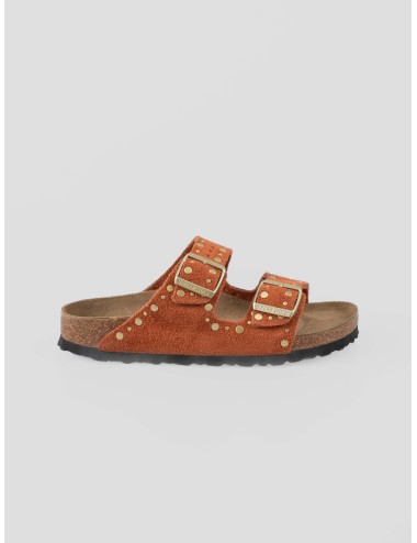 Sandalia Birkenstock Arizona dark rust mujer piel MARFRANC