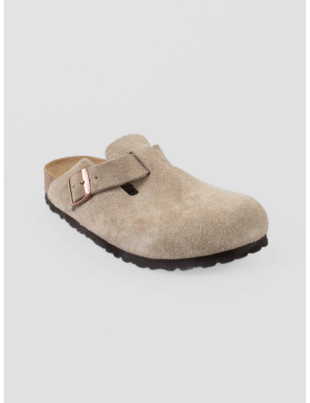 Sandalia Boston Soft Taupe Birkenstock de cuero para mujer - MARFRANC Sandalia Boston Soft Taupe Birkenstock de cuero para mujer - MARFRANC