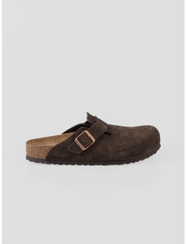 Sandalia Boston Soft Mocha Birkenstock de cuero para hombre - MARFRANC