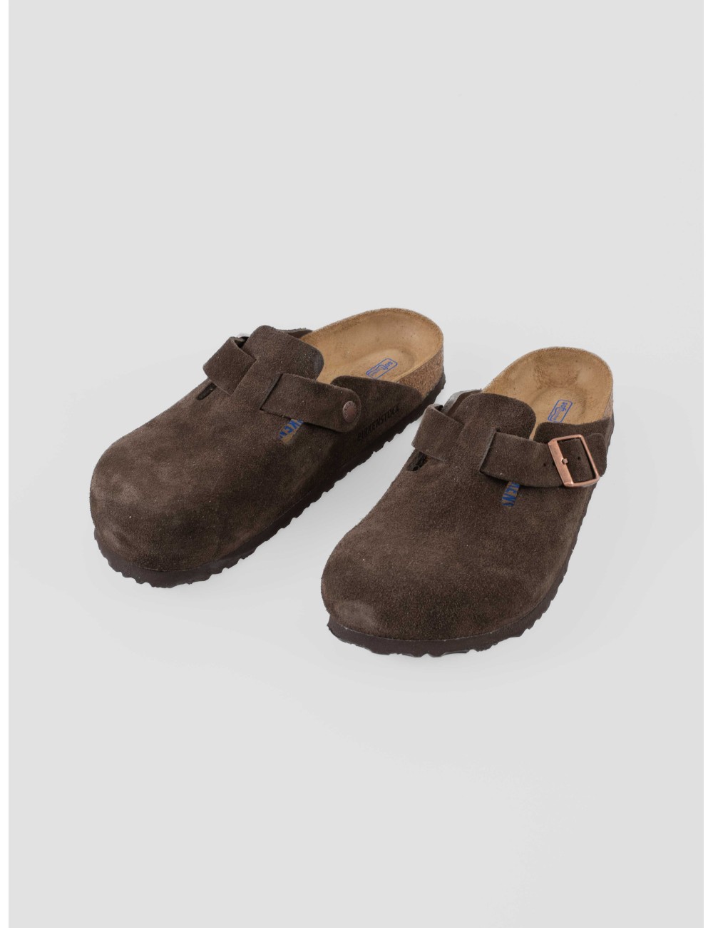 Sandalia Boston Soft Mocha Birkenstock de cuero para hombre - MARFRANC Sandalia Boston Soft Mocha Birkenstock de cuero para hombre - MARFRANC