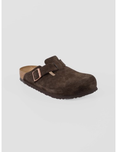 Sandalia Boston Soft Mocha Birkenstock de cuero para hombre - MARFRANC