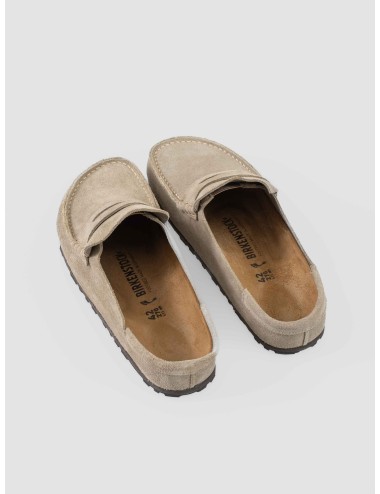 Mocasín hombre Naples Wrapped taupe BIRKENSTOCK cuero - MARFRANC