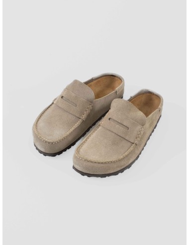 Mocasín hombre Naples Wrapped taupe BIRKENSTOCK cuero - MARFRANC