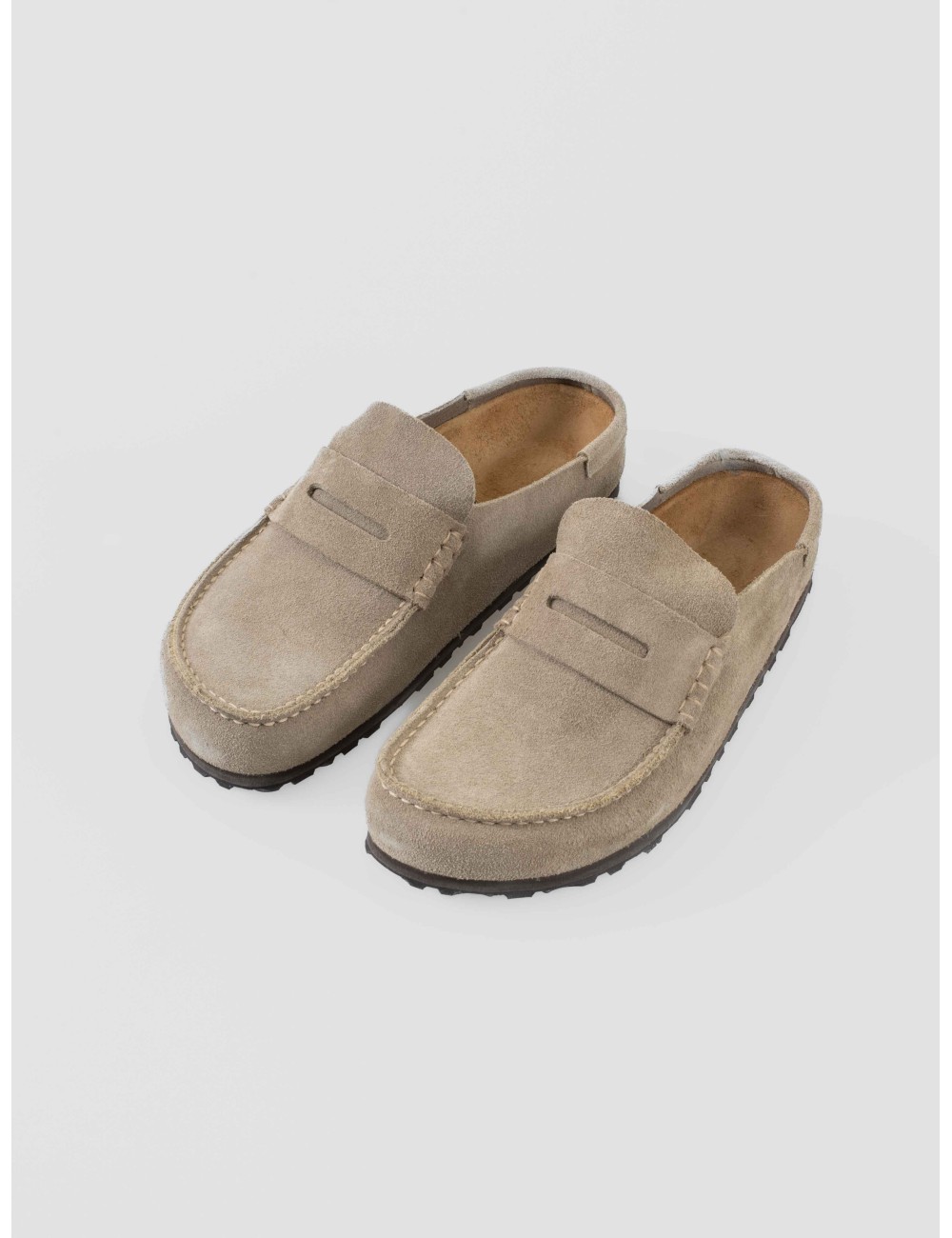 Mocasín hombre Naples Wrapped taupe BIRKENSTOCK cuero - MARFRANC Mocasín hombre Naples Wrapped taupe BIRKENSTOCK cuero - MARFRANC