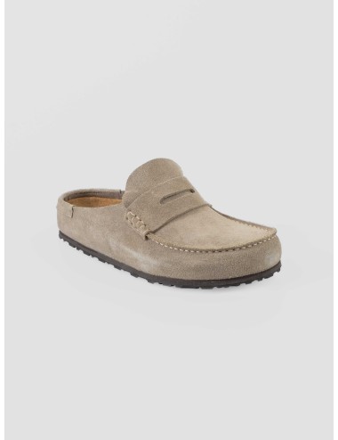 Mocasín hombre Naples Wrapped taupe BIRKENSTOCK cuero - MARFRANC