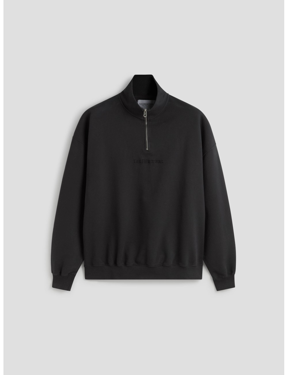 La sudadera LOGO QUARTER ZIP en color Caviar - MARFRANC La sudadera LOGO QUARTER ZIP en color Caviar - MARFRANC