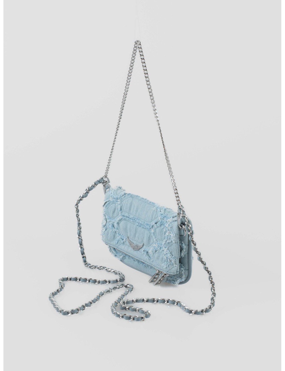 bolso Rock Nano azul Breeze Zadig & Voltaire mujer - MARFRANC bolso Rock Nano azul Breeze Zadig & Voltaire mujer - MARFRANC