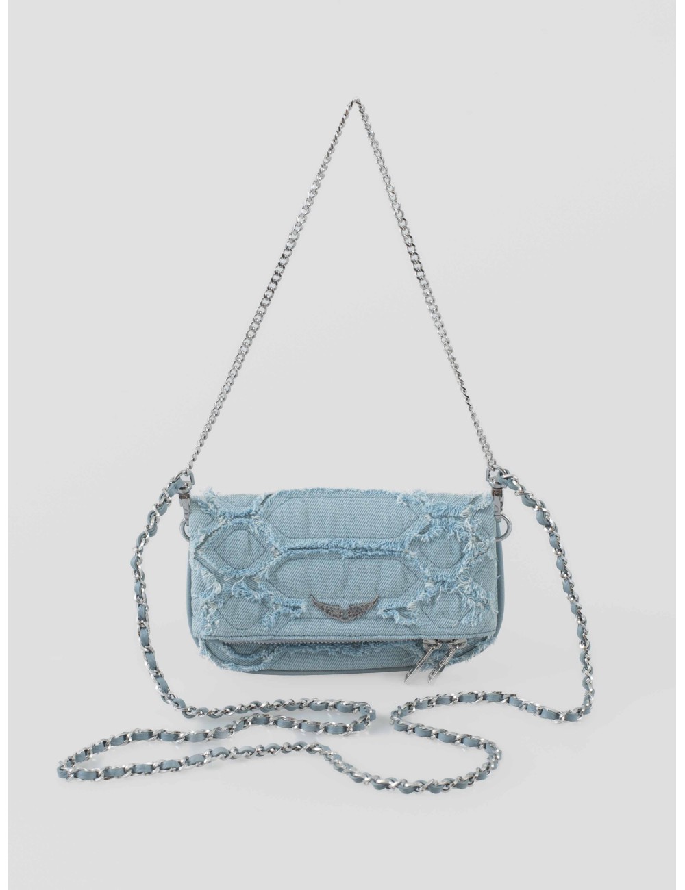 bolso Rock Nano azul Breeze Zadig & Voltaire mujer - MARFRANC bolso Rock Nano azul Breeze Zadig & Voltaire mujer - MARFRANC