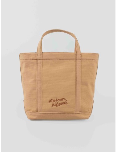 Bolso tote Maison Kitsuné FOX HEAD color Cork para mujer - MARFRANC