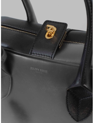 Bolso Vita Bag Golden Goose negro de cuero vintage para mujer - MARFRANC