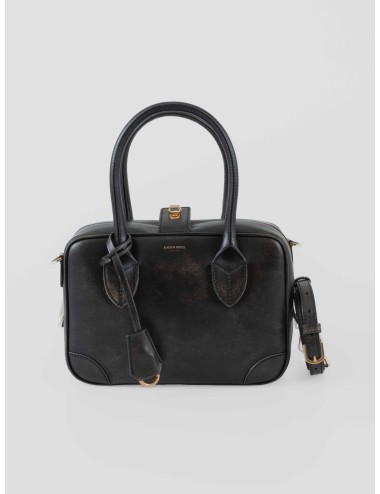 Bolso Vita Bag Golden Goose negro de cuero vintage para mujer - MARFRANC
