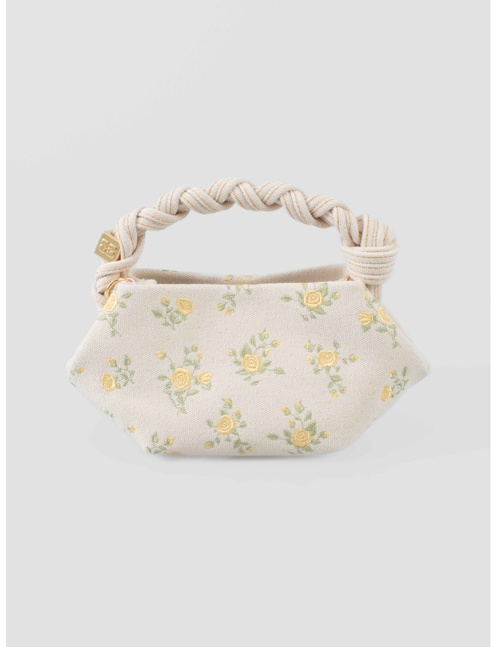 Bolso GANNI ivory cream A6821 para mujer, piel, disponible en MARFRANC