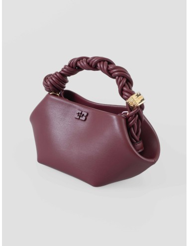Bolso GANNI burgundy A6947 para mujer, piel, disponible en MARFRANC