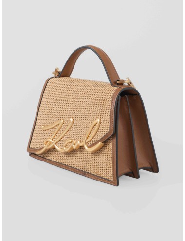 bolso karl signature natural tan mujer karl lagerfeld - MARFRANC