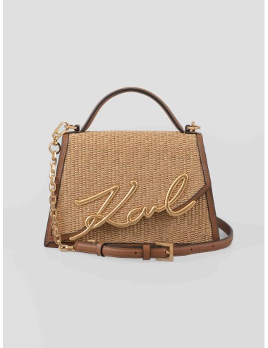 bolso karl signature natural tan mujer karl lagerfeld - MARFRANC