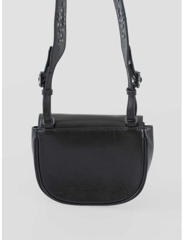 bolso bandolera ASH BEA negro de cuero para mujer - MARFRANC