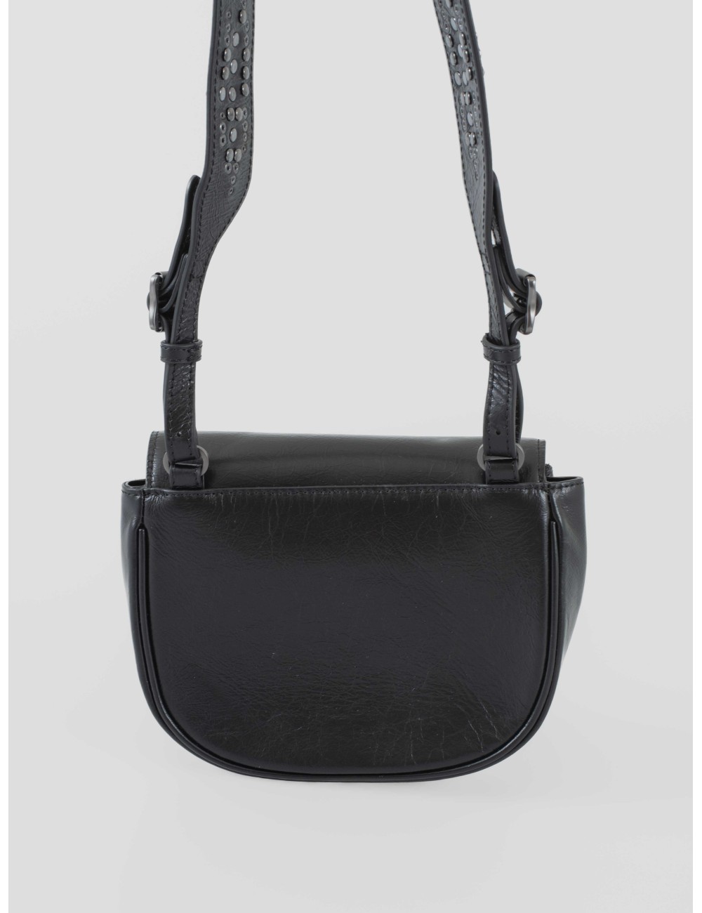 bolso bandolera ASH BEA negro de cuero para mujer - MARFRANC bolso bandolera ASH BEA negro de cuero para mujer - MARFRANC