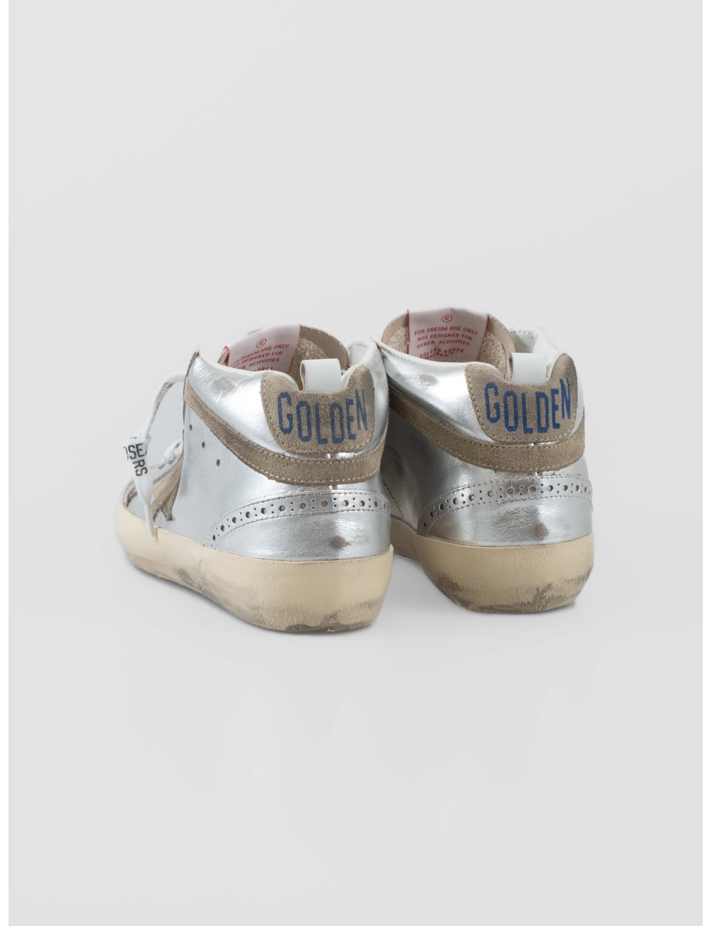 zapatillas mid star golden goose silver taupe mujer cuero - MARFRANC zapatillas mid star golden goose silver taupe mujer cuero - MARFRANC