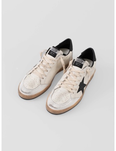 Zapatillas Golden Goose Ball Star blancas y negras para hombre - MARFRANC
