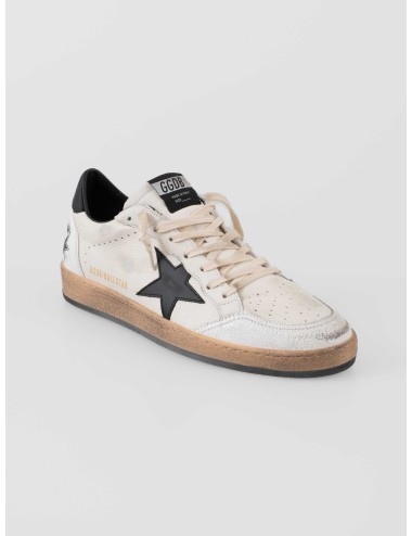 Zapatillas Golden Goose Ball Star blancas y negras para hombre - MARFRANC