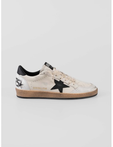 Zapatillas Golden Goose Ball Star blancas y negras para hombre - MARFRANC