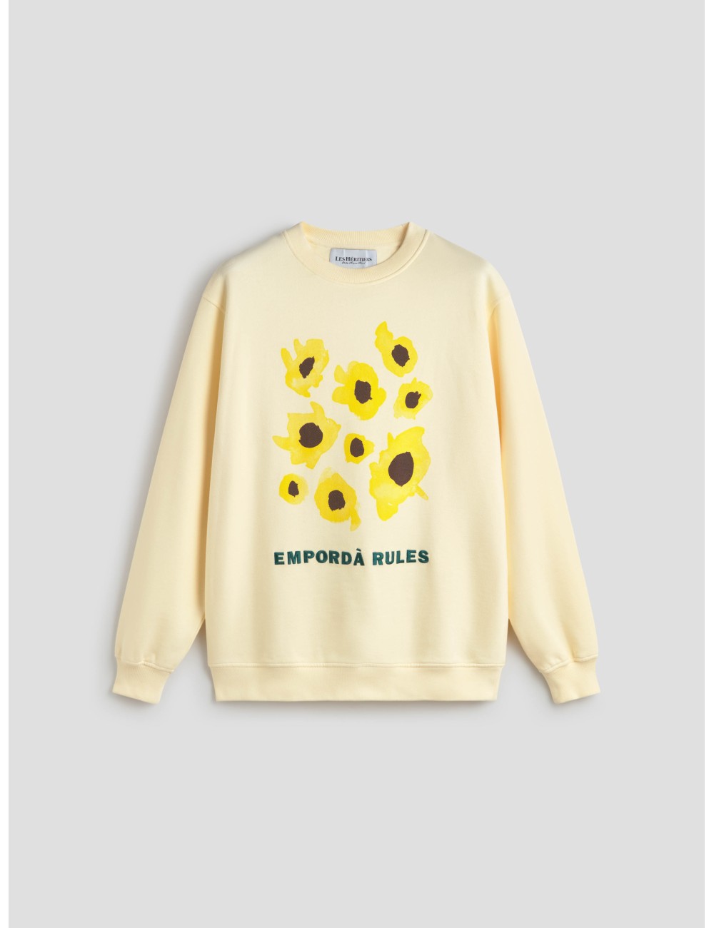 La GIRASOLS CREWNECK homenajea los emblemáticos campos de girasoles del Empordà - Les Héritiers