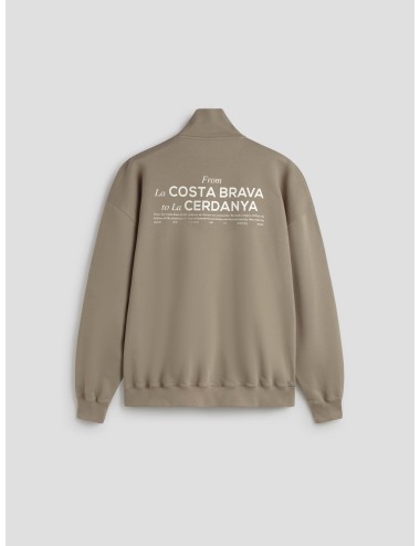 NEW ROOTS QUARTER ZIP - Sudadera con corte regular y detalles como la cremallera con tirador Les Héritiers