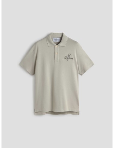 SIGNATURE POLO en color army green de LES HÉRITIERS. Su corte oversize