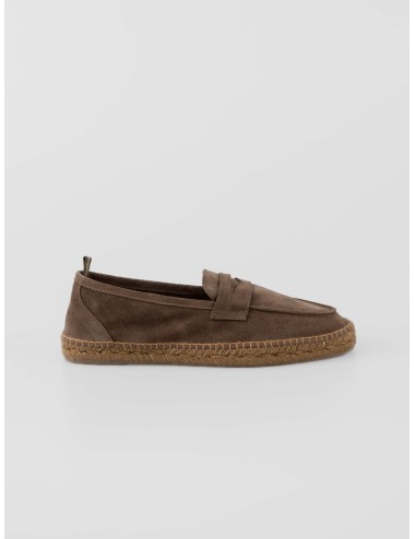 alpargata hombre cuero topo castaner nacho t186 - MARFRANC