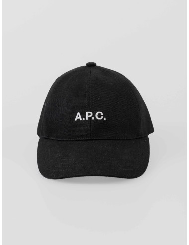 gorra negra CHARLIE A.P.C. hombre algodón - MARFRANC