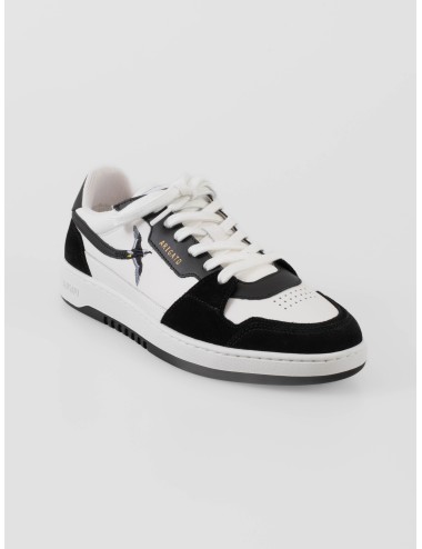 Dice Lo Bee Bird sneaker Axel Arigato blanco negro cuero bordado abeja hombre - MARFRANC