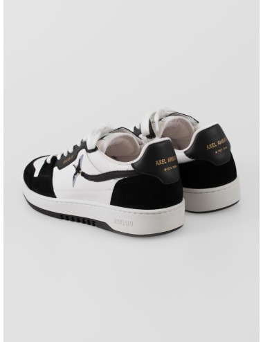 Dice Lo Bee Bird sneaker Axel Arigato blanco negro cuero bordado abeja hombre - MARFRANC