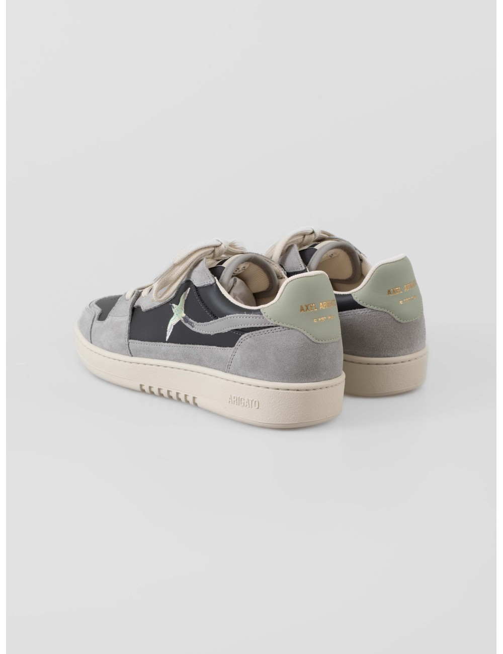 Dice Lo Bee Bird sneaker Axel Arigato gris verde cuero bordado abeja hombre - MARFRANC Dice Lo Bee Bird sneaker Axel Arigato gris verde cuero bordado abeja hombre - MARFRANC