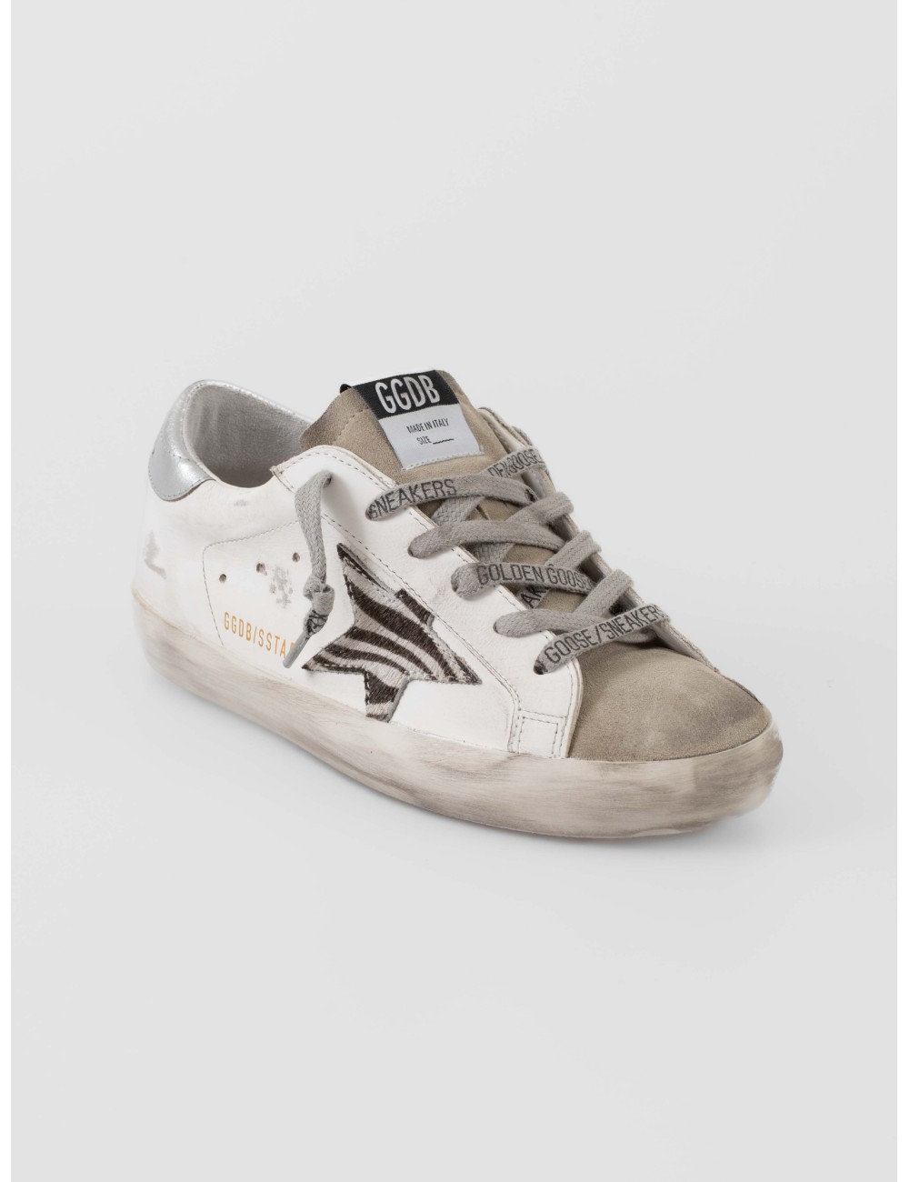 Zapatillas Golden Goose mujer blanco zebra con estrella animal print - MARFRANC Zapatillas Golden Goose mujer blanco zebra con estrella animal print - MARFRANC