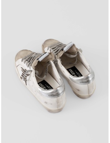 Zapatillas Golden Goose mujer blanco zebra con estrella animal print - MARFRANC