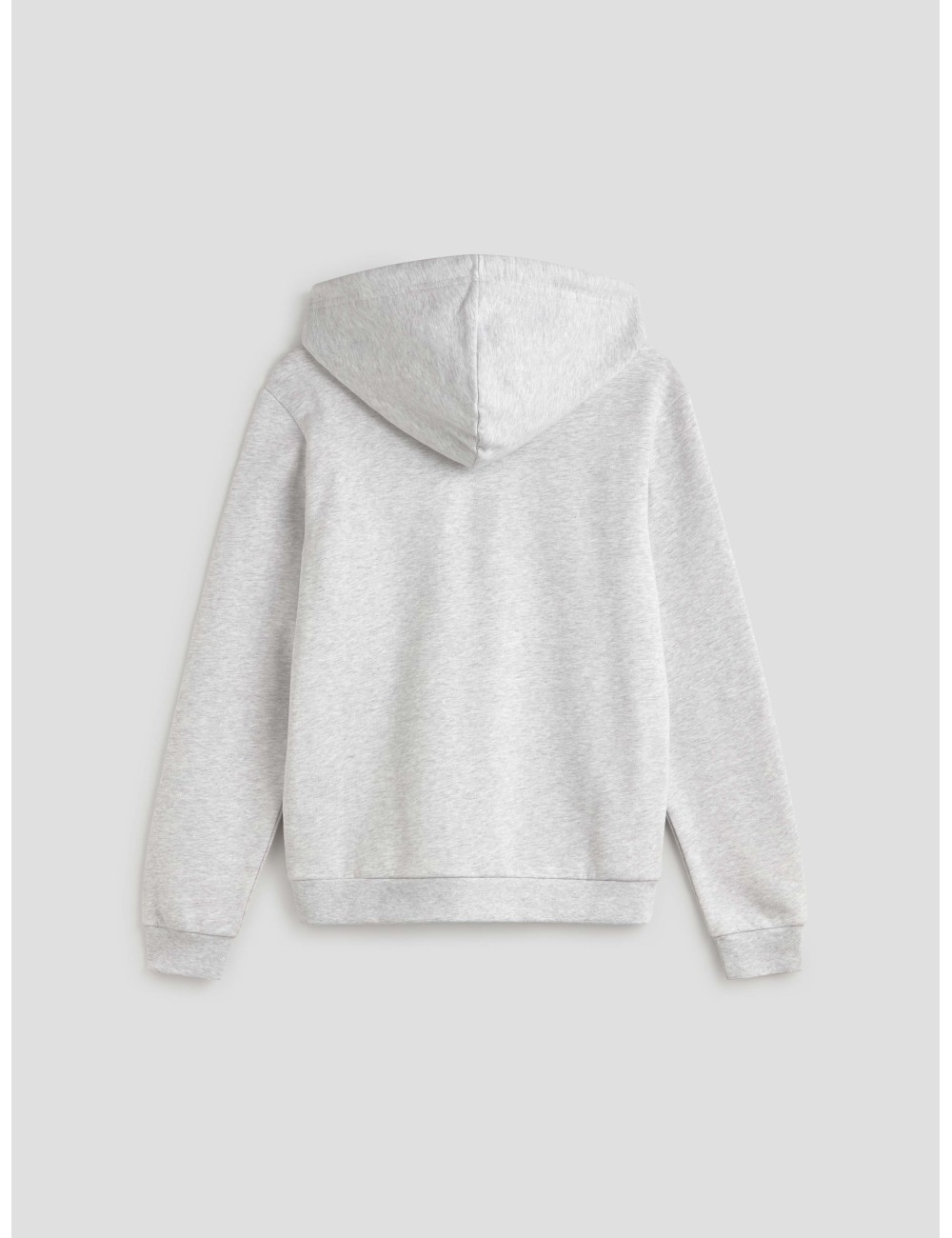 Sudadera con capucha gris A.P.C. mujer estilo minimalista